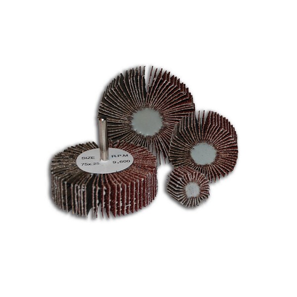Continental Abrasives Continental Mounted Flap Wheel 2x1"x1/4" Aluminum Oxide 120 Grit FW-21120